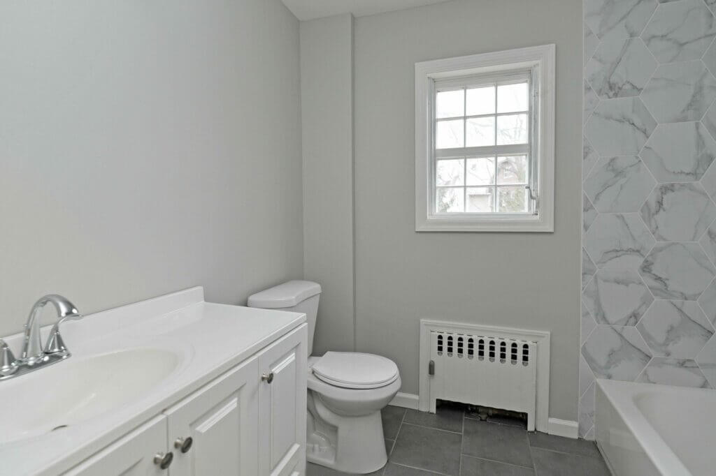 6 Wagner Place, Hawthorne, NJ, bathroom vanity & toilet